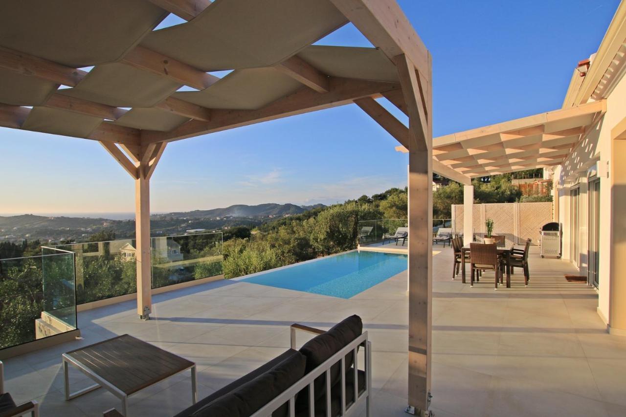 Afión Sunset Sea View Villa 10 מראה חיצוני תמונה